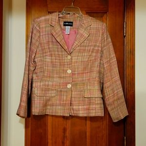 Pink Twead Blazer sz 14 Sag Harbor